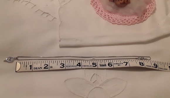 NEW STERLING 925 ITALY CZ PENDANT & CHAIN, 17" - Picture 5 of 8